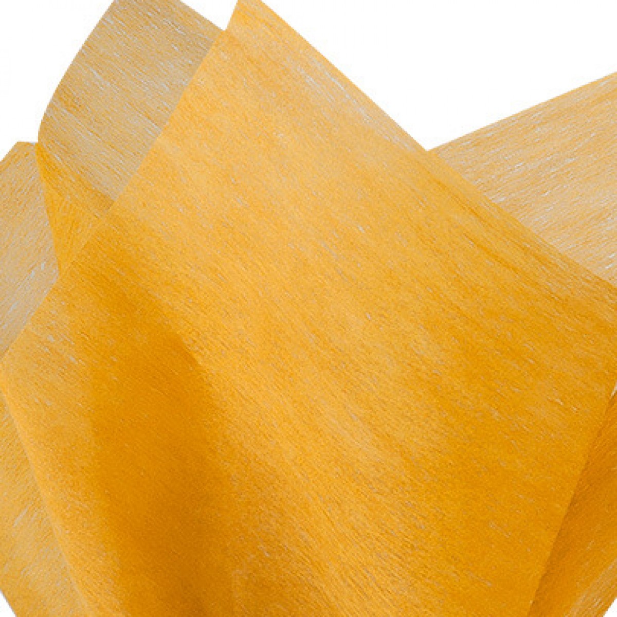 Golden Yellow Tissue Paper Flower