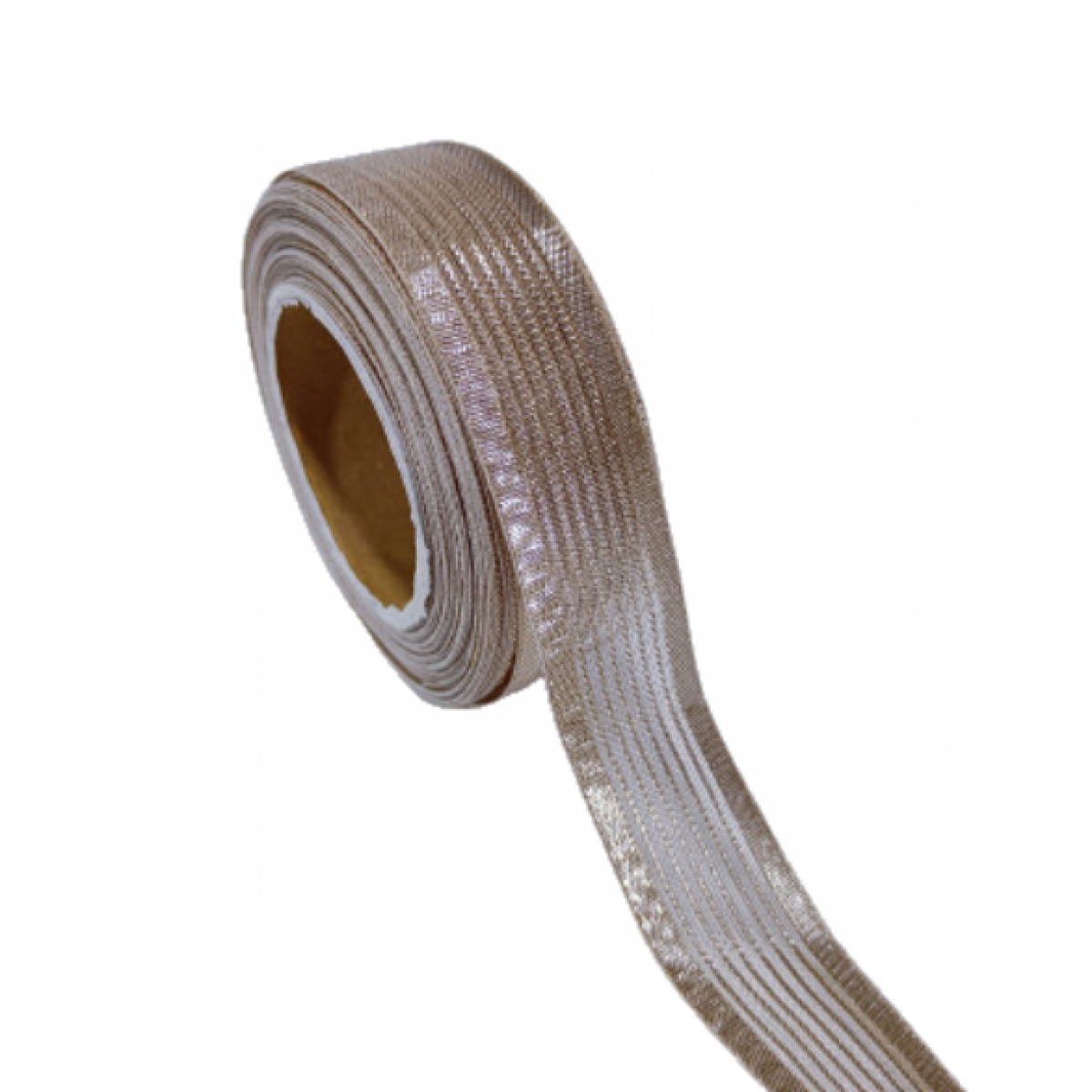 4702 Rose Gold Metallic Ribbon 25mmx16mtr (1 No)