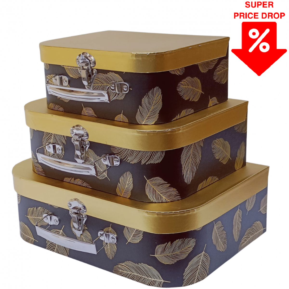 5079 Trunk Paper Gift Box w/o Lined Paper Gift Box 3x1