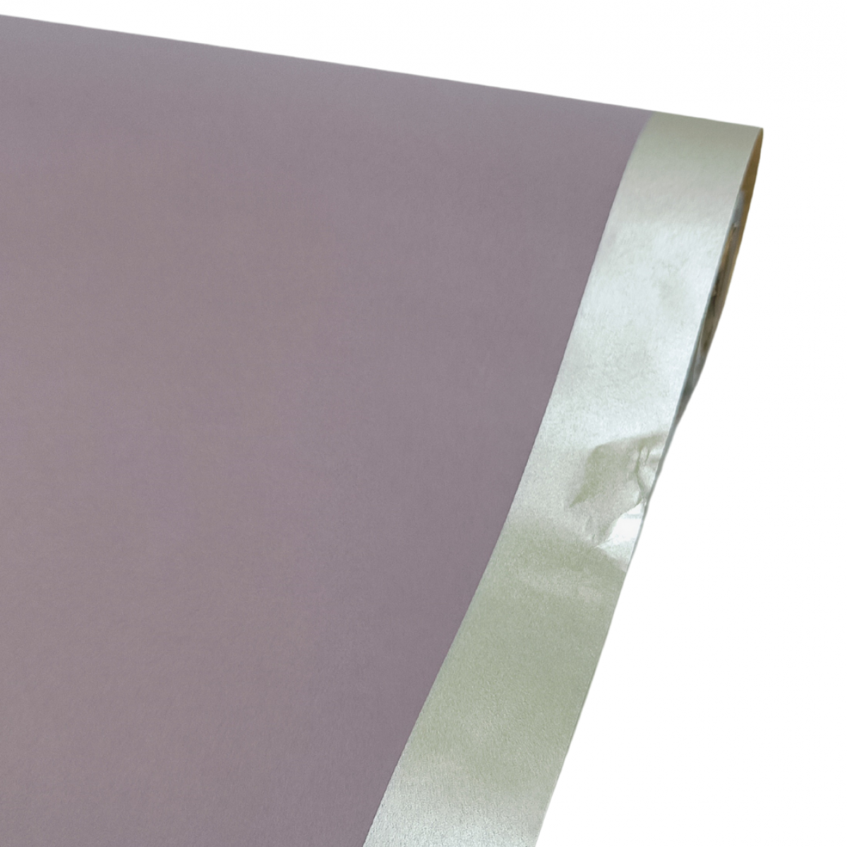 7224 Double Side Border Purple & Silver 50cmx25m Kraft Paper - 1 Roll 